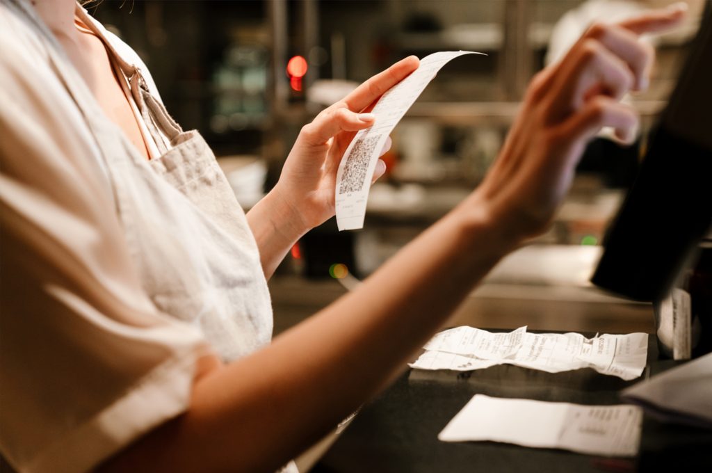 Bobines de carte bleue pour restaurants Bobines de carte bleue pour restaurants